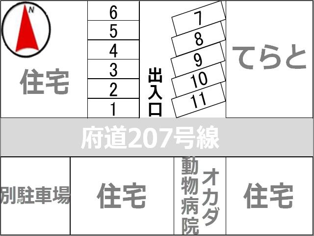 駐車場区画図
