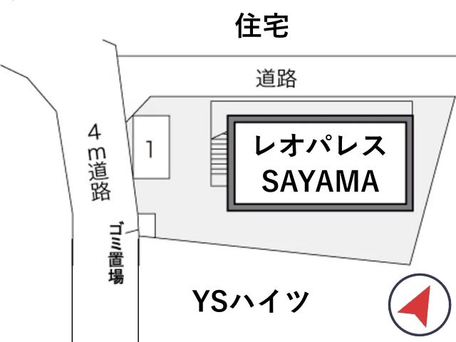 レオパレスSAYAMA駐車場【12559】の駐車場写真