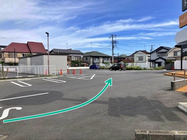 トリミングサロンアラモード松戸古ヶ崎店駐車場の駐車場写真