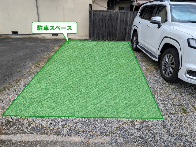 西中島町6　ハレノワまで徒歩10分駐車場の駐車場写真