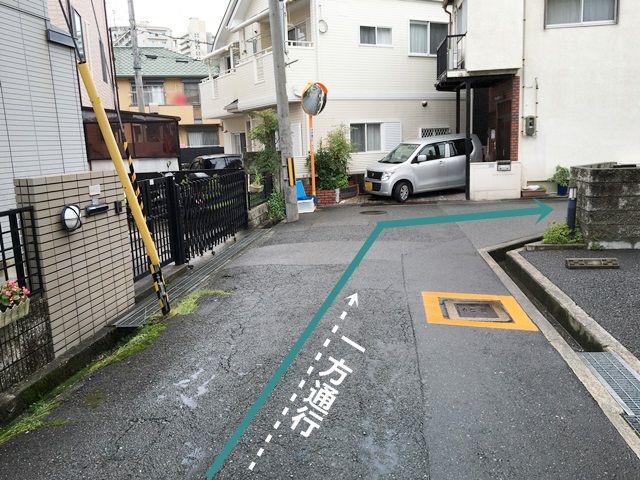 【道順2】道なりにお進みください。