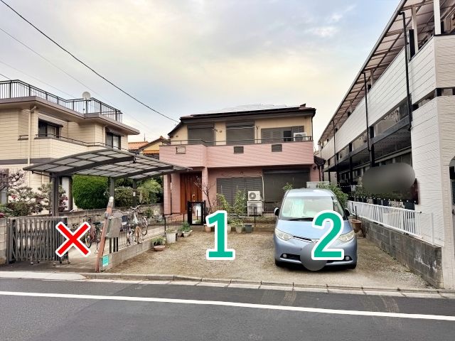 [3fe9d]鹿骨2丁目28☆アキッパ駐車場の駐車場写真