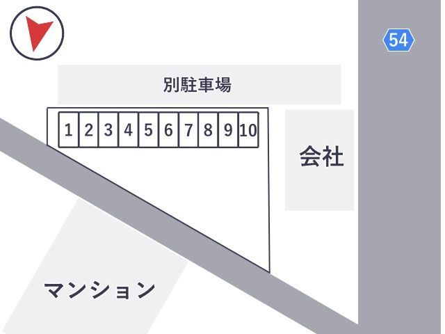 (株)野々山木材 駐車場【1,2】の駐車場写真
