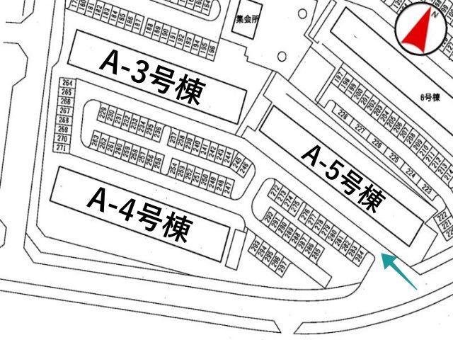招提団地駐車場【A-3号棟・A-4号棟・A-5号棟の間】(30101)の駐車場写真