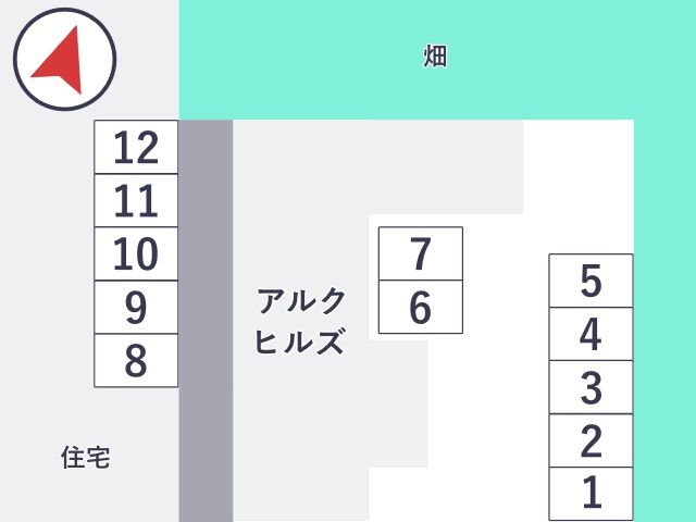 アルクヒルズ6番駐車場の駐車場写真