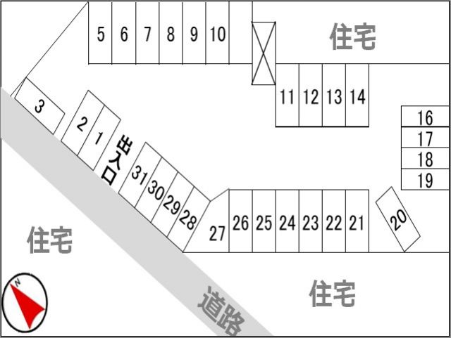 駐車場区画図