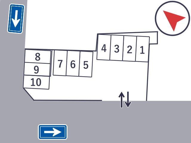 鷹匠3丁目しずなび駐車場の駐車場写真