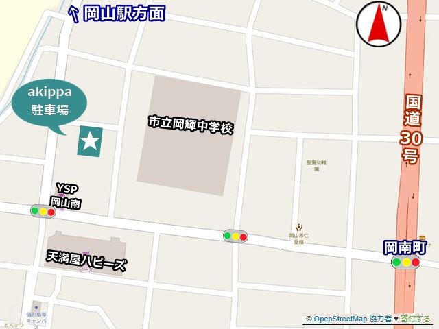 駐車場周辺地図