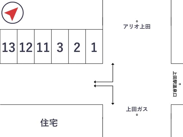 別所線高架下駐車場の駐車場写真
