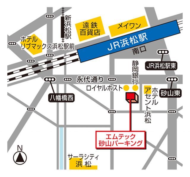 駐車場周辺地図