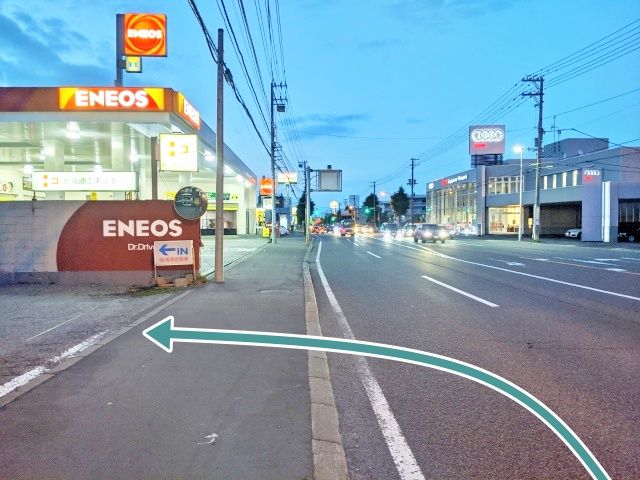 アイスアリーナ幌南自動車akippa駐車場の写真