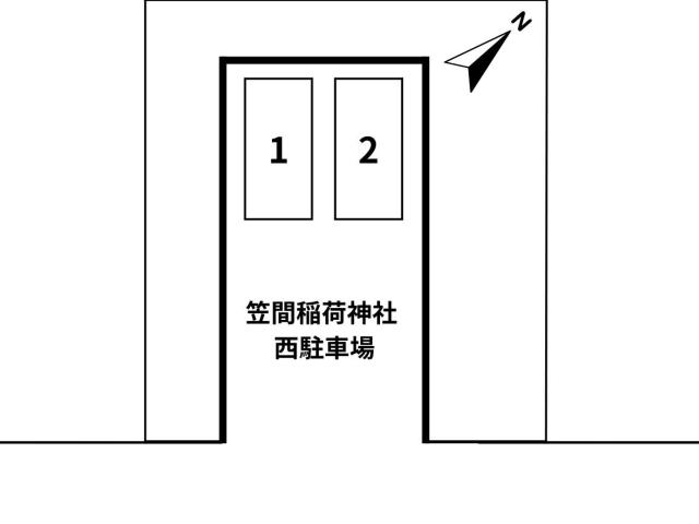 笠間稲荷神社 西駐車場の駐車場写真