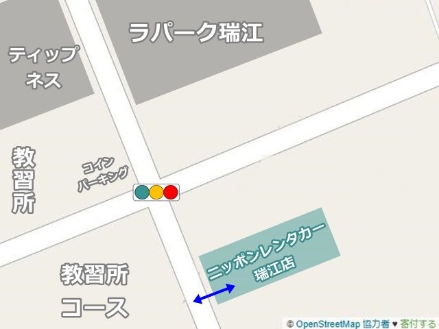 駐車場周辺地図