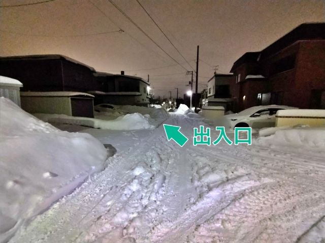 豊平区福住3条6丁目6-6駐車場の駐車場写真