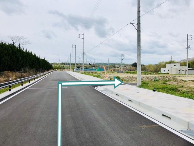 直進後一つ目を右折してください