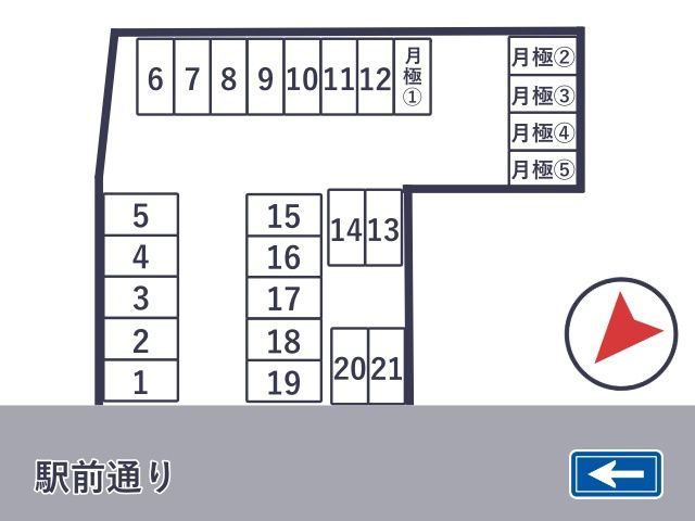 NPC24H蕨中央5丁目パーキングの駐車場写真