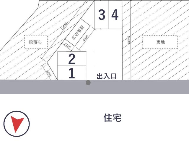 SPアルティメイトパーキング安東4丁目の駐車場写真