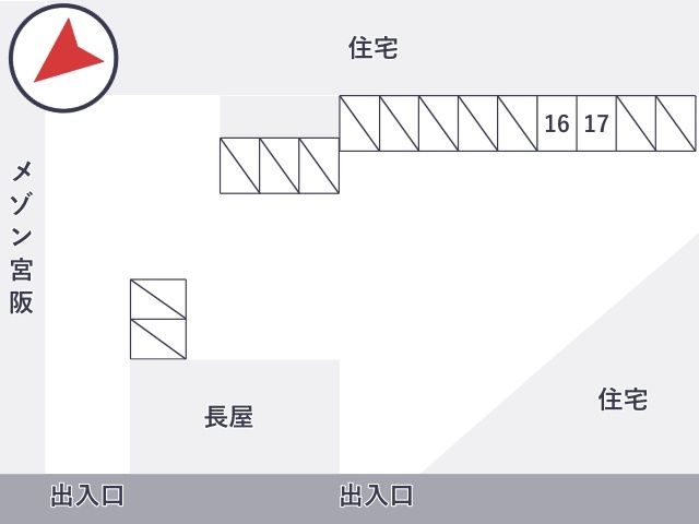 メゾン宮阪駐車場の駐車場写真
