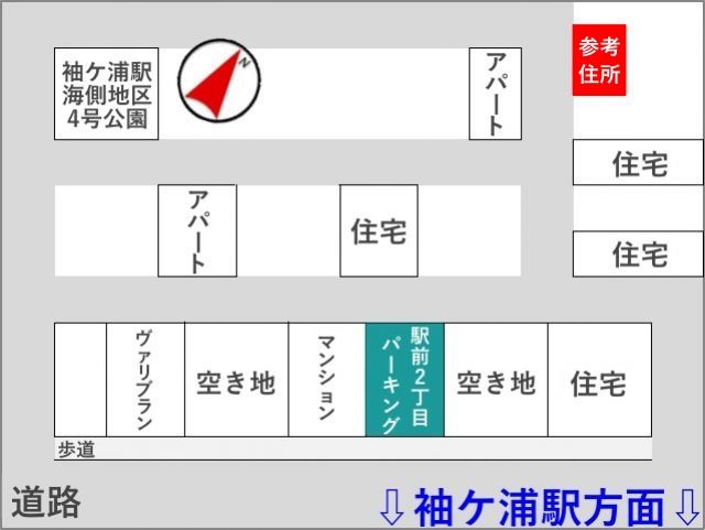 駐車場周辺地図