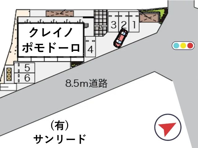 クレイノポモドーロ駐車場【56767】の駐車場写真