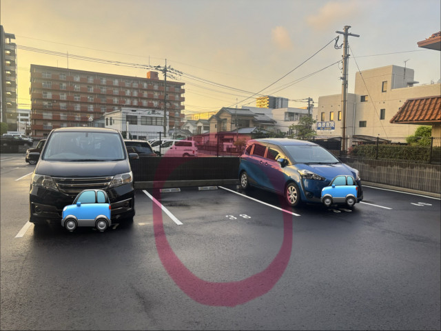 東那珂1丁目17-4駐車場の駐車場写真