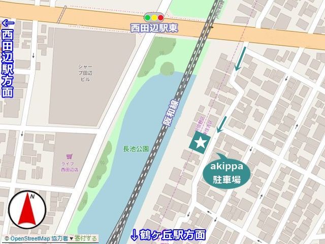 駐車場周辺地図