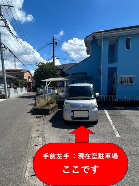 駒生町　スィートクレス駐車場　宝木中　西が岡小近くの駐車場写真