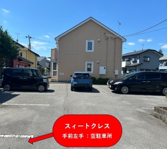 駒生町　スィートクレス駐車場　宝木中　西が岡小近くの駐車場写真