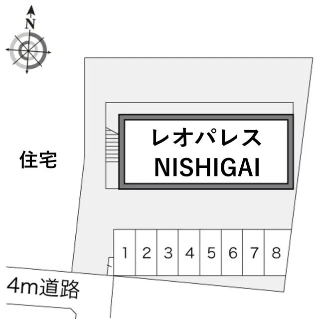 レオパレスNISHIGAI駐車場【13556】の駐車場写真