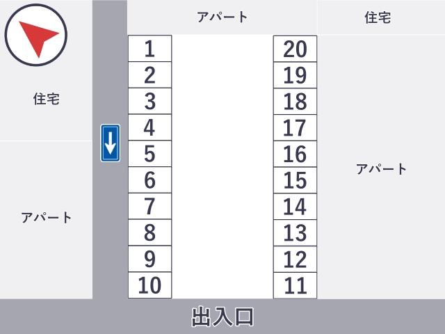 [52a2f]本町1丁目14◎アキッパ駐車場の駐車場写真