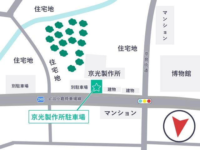 京光製作所駐車場【土日祝日限定】の駐車場写真