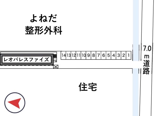 レオパレスファイズ駐車場【30461】の駐車場写真