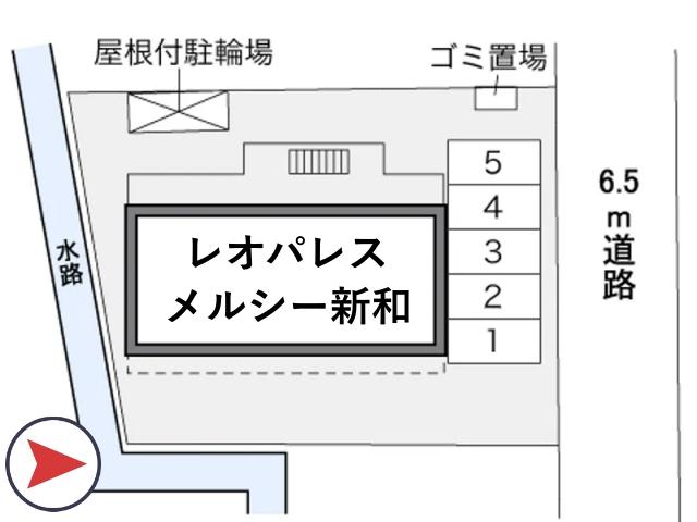 レオパレスメルシー新和駐車場【34814】の駐車場写真