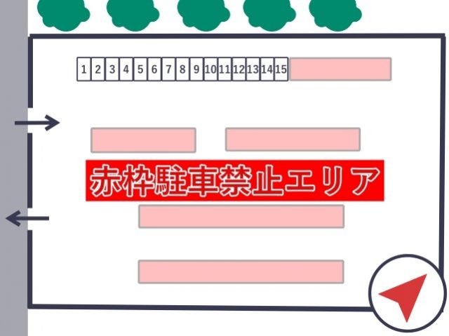 シャムロックカントリー倶楽部駐車場の駐車場写真