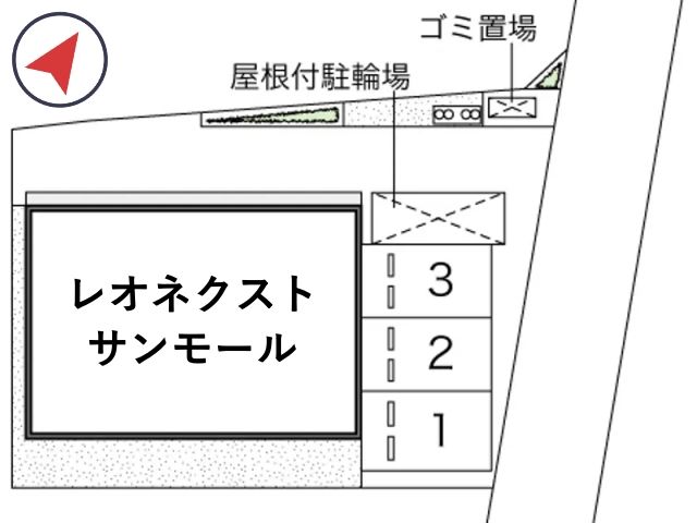 レオネクストサンモール駐車場【47213】の駐車場写真