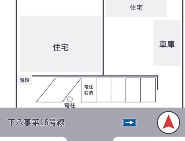 不動産大学院西隣近藤駐車場 【コンパクトカー以下専用】の駐車場写真