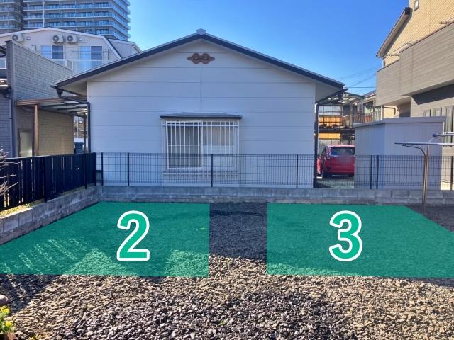 郡山2丁目3-4駐車場(自宅庭)の駐車場写真