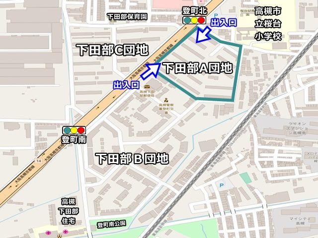 駐車場周辺地図