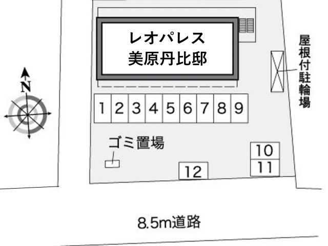 レオパレス美原丹比邸駐車場【37101】の駐車場写真
