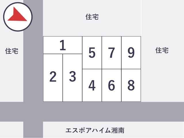 中里18付近 月極アキッパ駐車場の駐車場写真