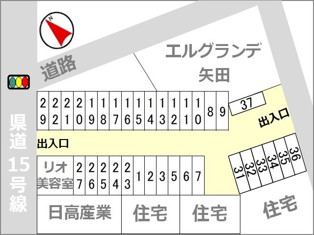 駐車場区画図