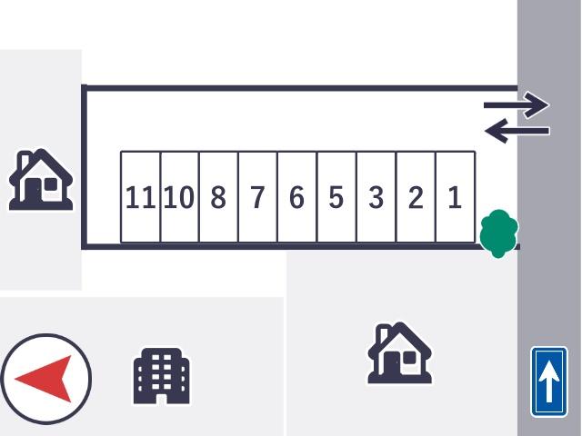 ＊月極:金沢市長町2丁目6[増野]駐車場の駐車場写真