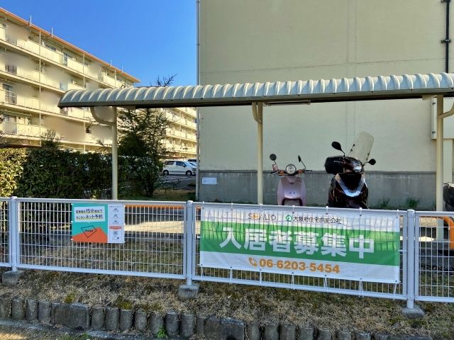 A-3号棟付近に看板あり