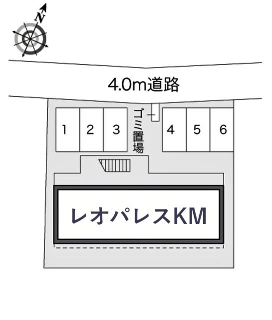 レオパレスKM駐車場【17455】の駐車場写真