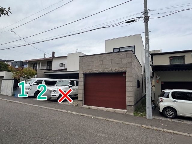 福住2条2丁目8-13駐車場の駐車場写真