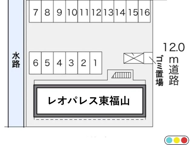 レオパレス東福山駐車場【23842】の駐車場写真