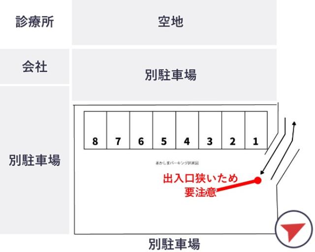 あかしまパーキングの駐車場写真