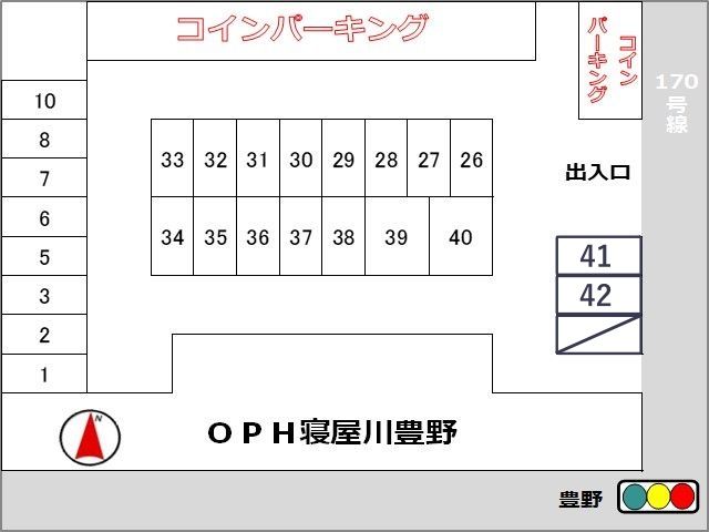 OPH寝屋川豊野駐車場(1018)の駐車場写真