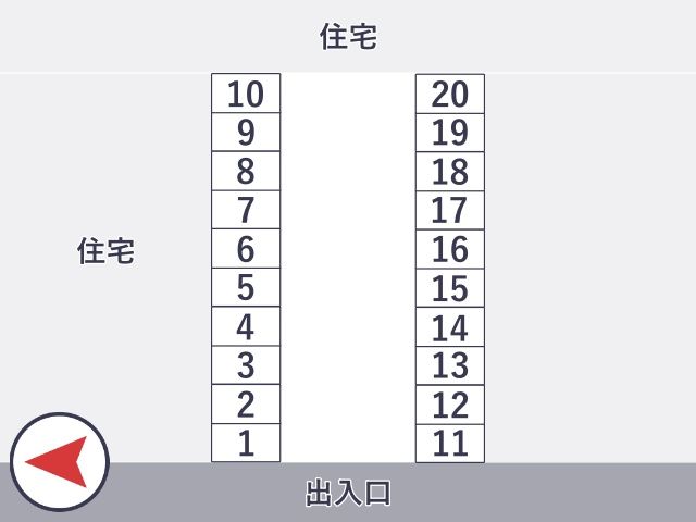 田井新町駐車場の駐車場写真