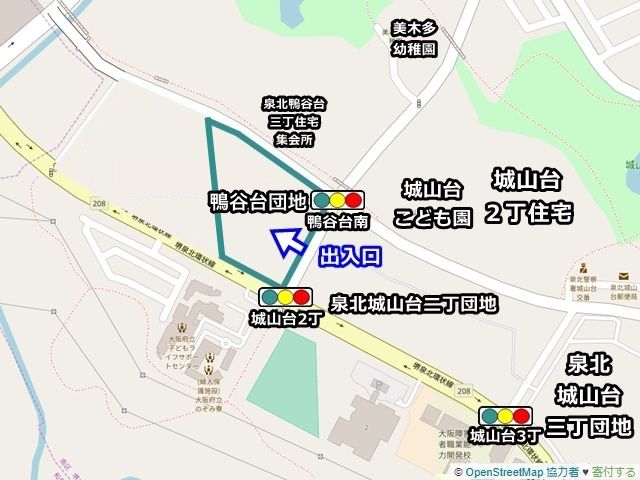 鴨谷台団地駐車場【2-5号棟付近】(0117)の駐車場写真